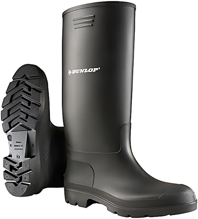 Dunlop Pricemastor PVC Welly Mens Boots 8 UK Black
