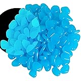 OSOPOLA 150 PCS Luminous Stones - Blue Glow Rocks
