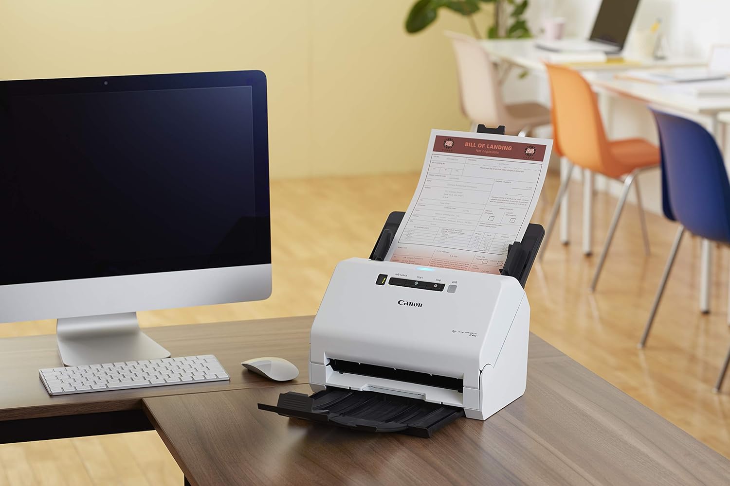 Canon ImageFORMULA R40 Office Document Scanner For PC and Mac, Color Duplex Scanning, Easy Setup For Office Or Home Use, Includes Scanning Software: Electronics