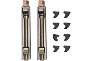 Aramox Motorcycle Coil Spring Compressor Tool, 20-100mm/0.79-3.94in Adjustable, Steel, for Motorbike ATV UTV Shock Absorber, 