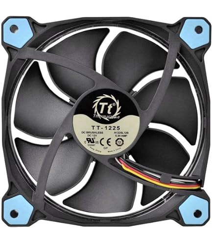 Amazon.com: TT-1225 A1225L12S 12V 0.30A 12CM 12025 2-Wire Cooling