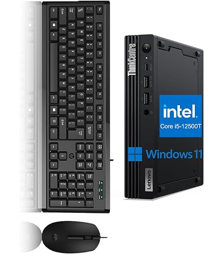 Amazon.com: Lenovo ThinkCentre M70q Gen 1 Tiny Desktop, Intel i5