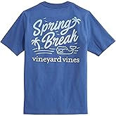 Vineyard Vines Boys Boys' Ombre Spring Break Icons Short-Sleeve Pocket Tee
