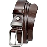 JASGOOD Women Belt Genuine leather Belt with Vintage Metal Buckle,Ladies Full Grain Leather Belt for Jeans Pants