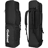 Goloni 4 Sticks Field Hockey Bag with Shoulder Straps,Field Hockey Stick Backpack with Shoe Compartment
