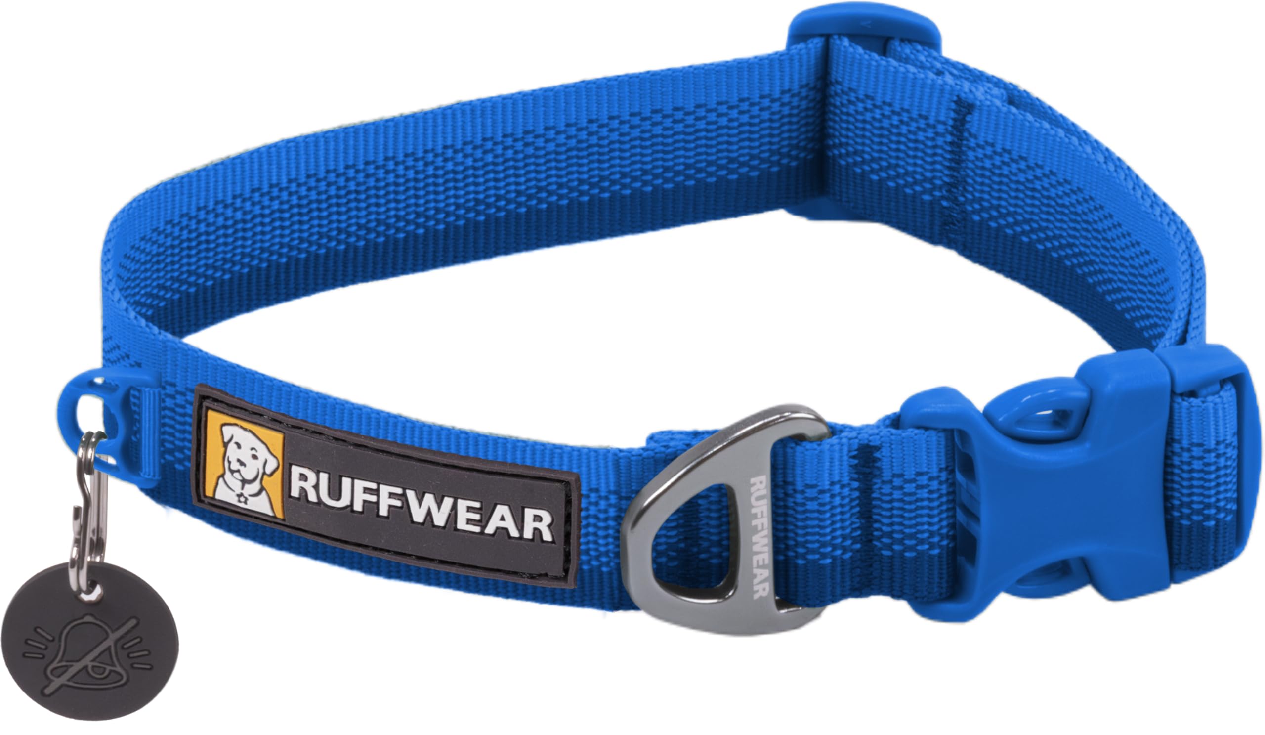 RUFFWEAR Front Range Collar, Small Dog Collar with Aluminium V-Ring, Adjustable Length Pet Dog Collar, Comfortable Soft Fabric, Animal Collar with Dog Lead Attachment Ring, 28-36cm, Moonlight Fade — image 1
