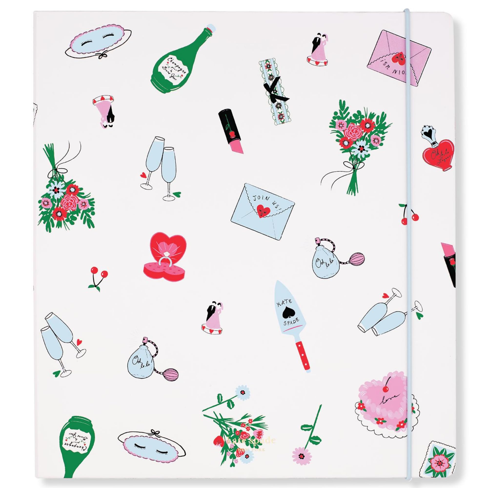 Kate Spade New York Wedding Planning Book and Organizer, Wedding Binder with Pages for To-Do Lists, Notes, Budgeting, Invitations, Wedding Cake Toss