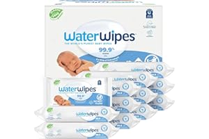 WaterWipes Sensitive+ Newborn & Baby Wipes, 3-In-1 Cleans, Cares, Protects, 99.9% Water, Unscented & Hypoallergenic, 720 Coun