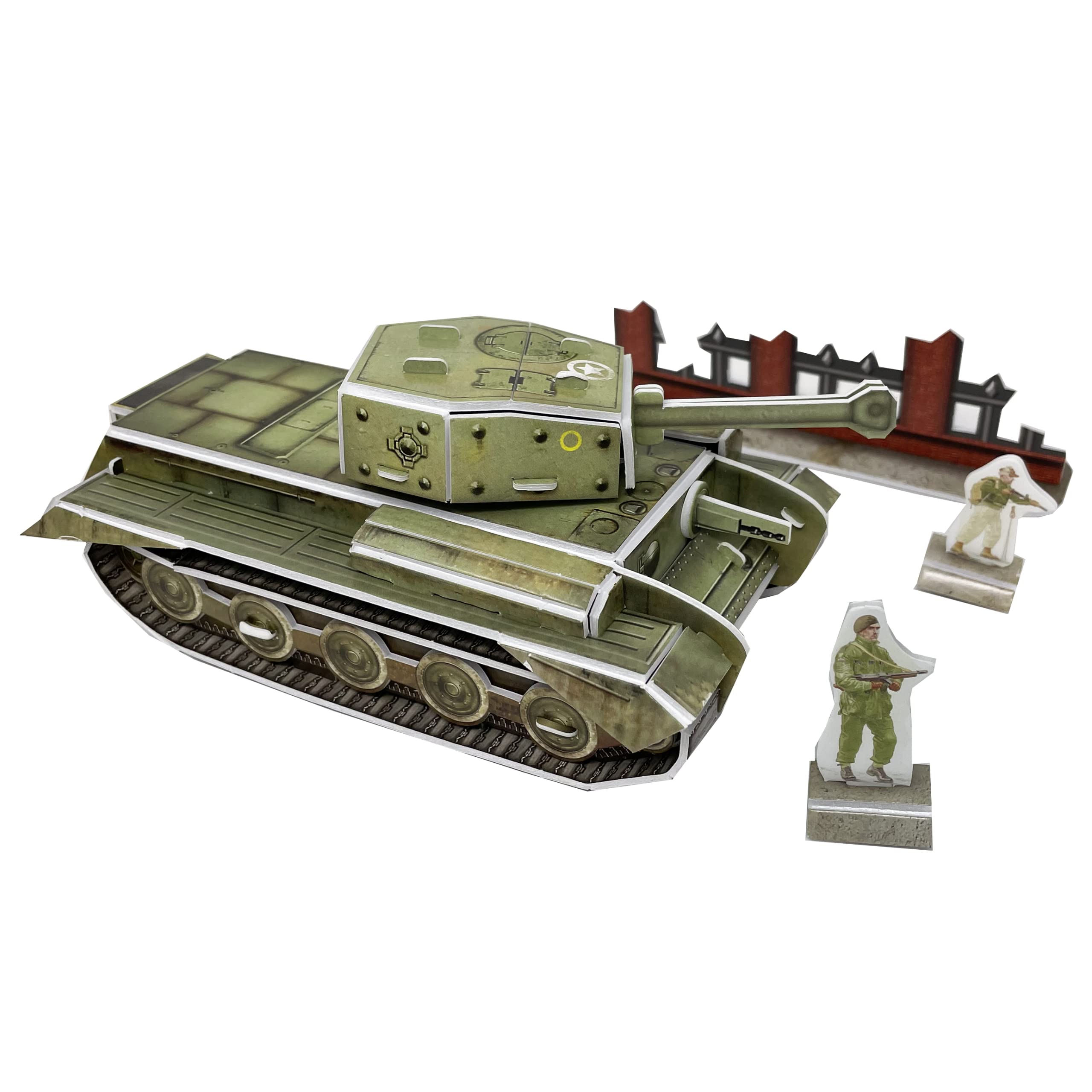 Army Tank 3D Puzzle (British Cromwell Tank)