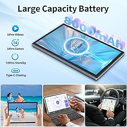 Android 14 Tablet, 10 inch Tablet with