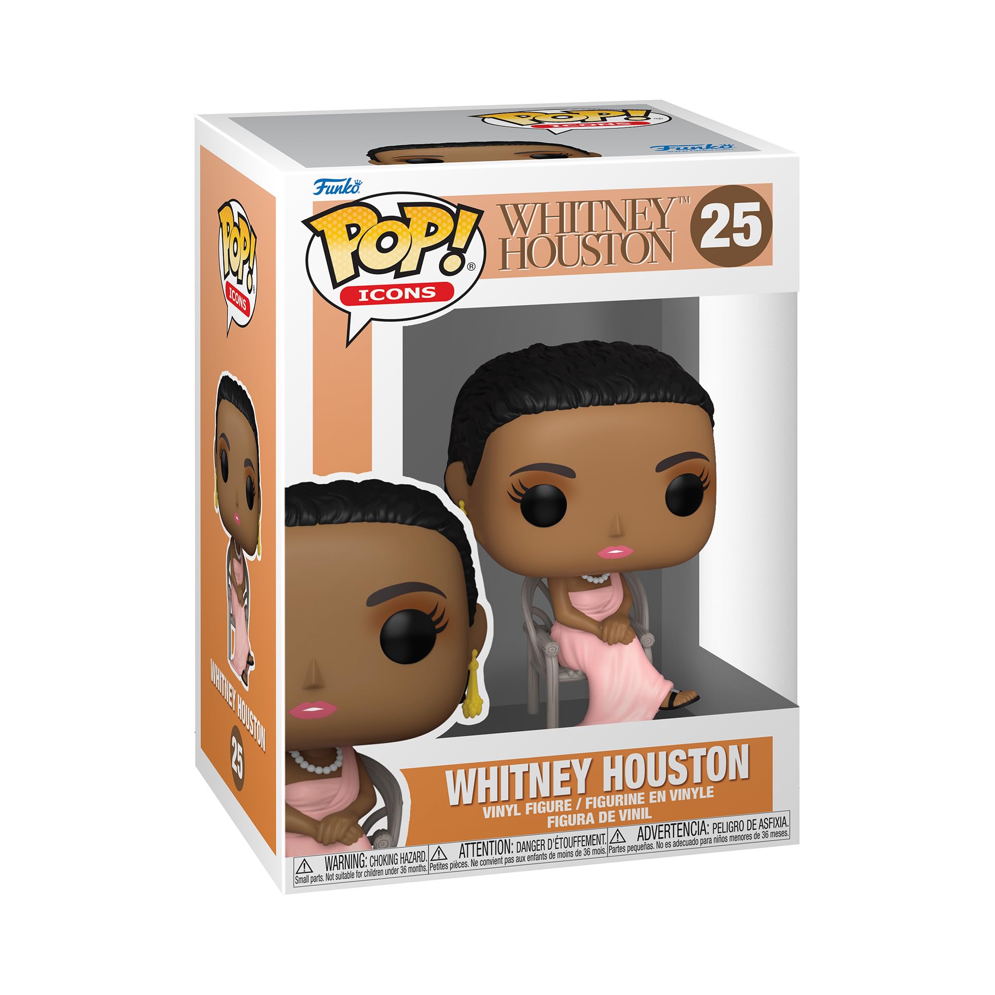 Funko POP! Icons: Whitney Houston - Debut - Collectable Vinyl Figure - Gift Idea - Official Merchandise - Toys for Kids & Adults - Music Fans - Model Figure for Collectors and Display