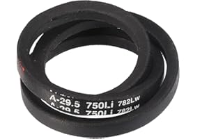 uxcell A29 1/2 Classic Wrapped V-Belt, 31" Outside Circumference Wrapped Industrial Rubber V-Belt A Profile V-Belt for Indust