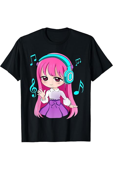 Camiseta Aitana Just A Girl Who Loves Anime K Pop Music Wave