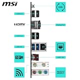 MSI B550 GAMING WIFI ATX Motherboard AM4 Ryzen 5000 4000 3000 DDR4 PCIe 4.0 view 6