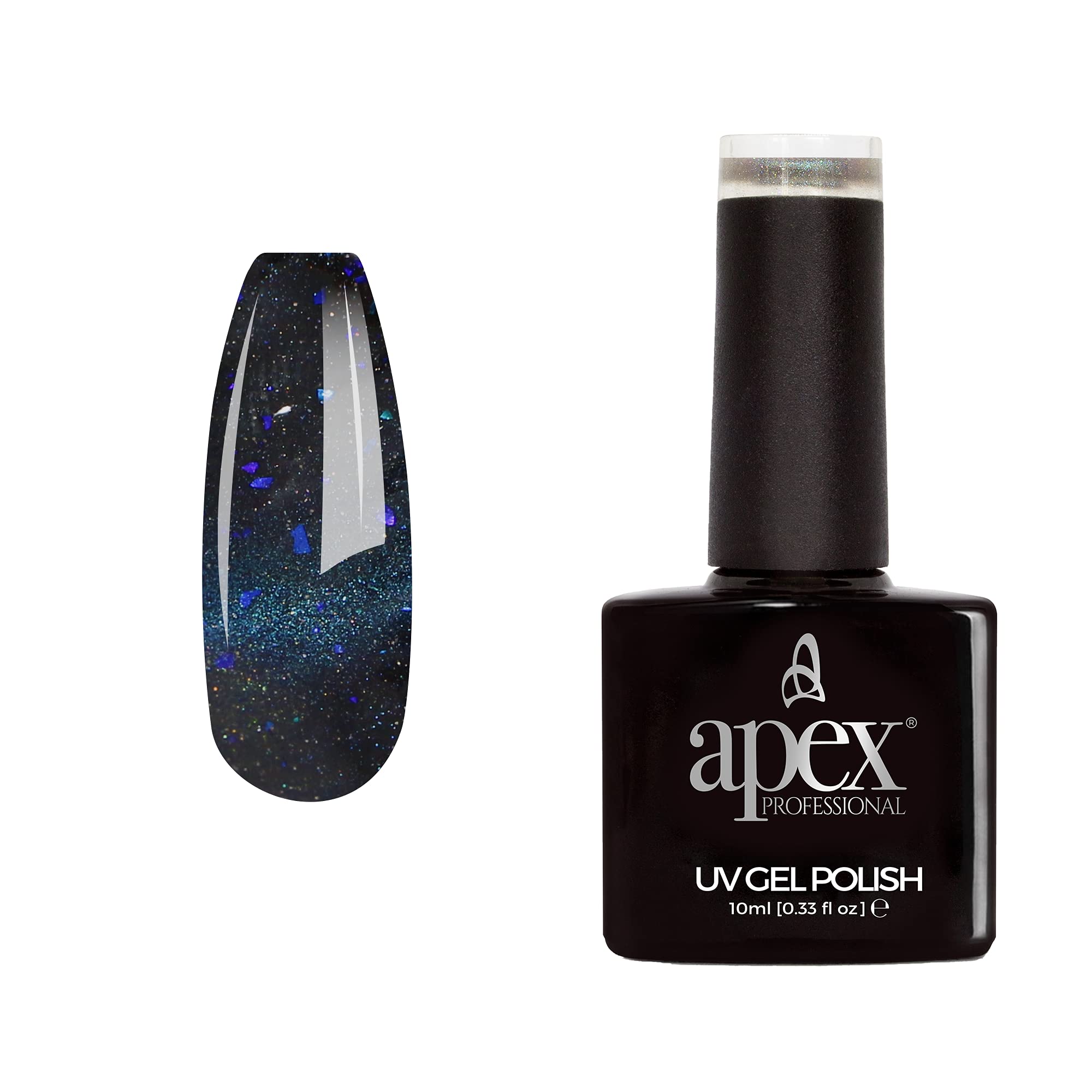 Apex® Professional Cats Eye Gel Nail Polish, Ocean Magic Cats Eye [MCE-01], Essentials Range, UV CFL/LED Soak-Off Gel Polish, 10ml