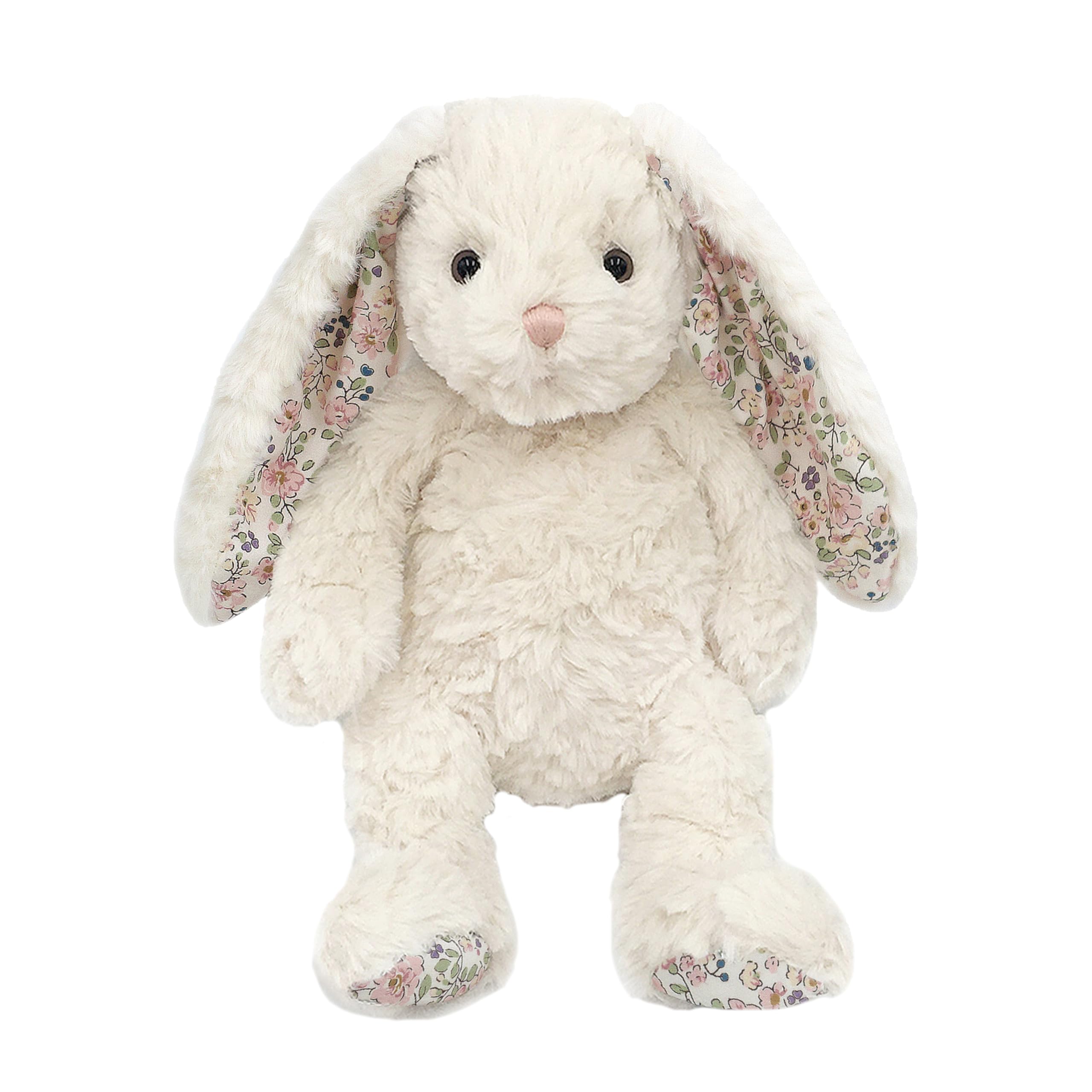 MON AMI Faith Cream Bunny Stuffed Animal 13"/33cms | Soft Rabbit Plushie Gift Toy for Kids & Babies | Cuddly Companion for Playtime & Naptime