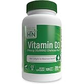 Health Thru Nutrition Vitamin D3 10,000iu - 250 mcg 120 Mini Softgels | Vitamin D Supplement as Cholecalciferol | Immune Health Support | 3rd Party Tested | Non-GMO USP Grade in Organic EVOO