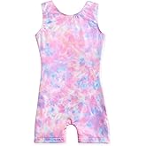 HOZIY Gymnastics Leotards for Girls Unicorn Aurora Rainbow Mermaid Dinosaur Cupcake Sparkle Biketard Toddlers Kids Children
