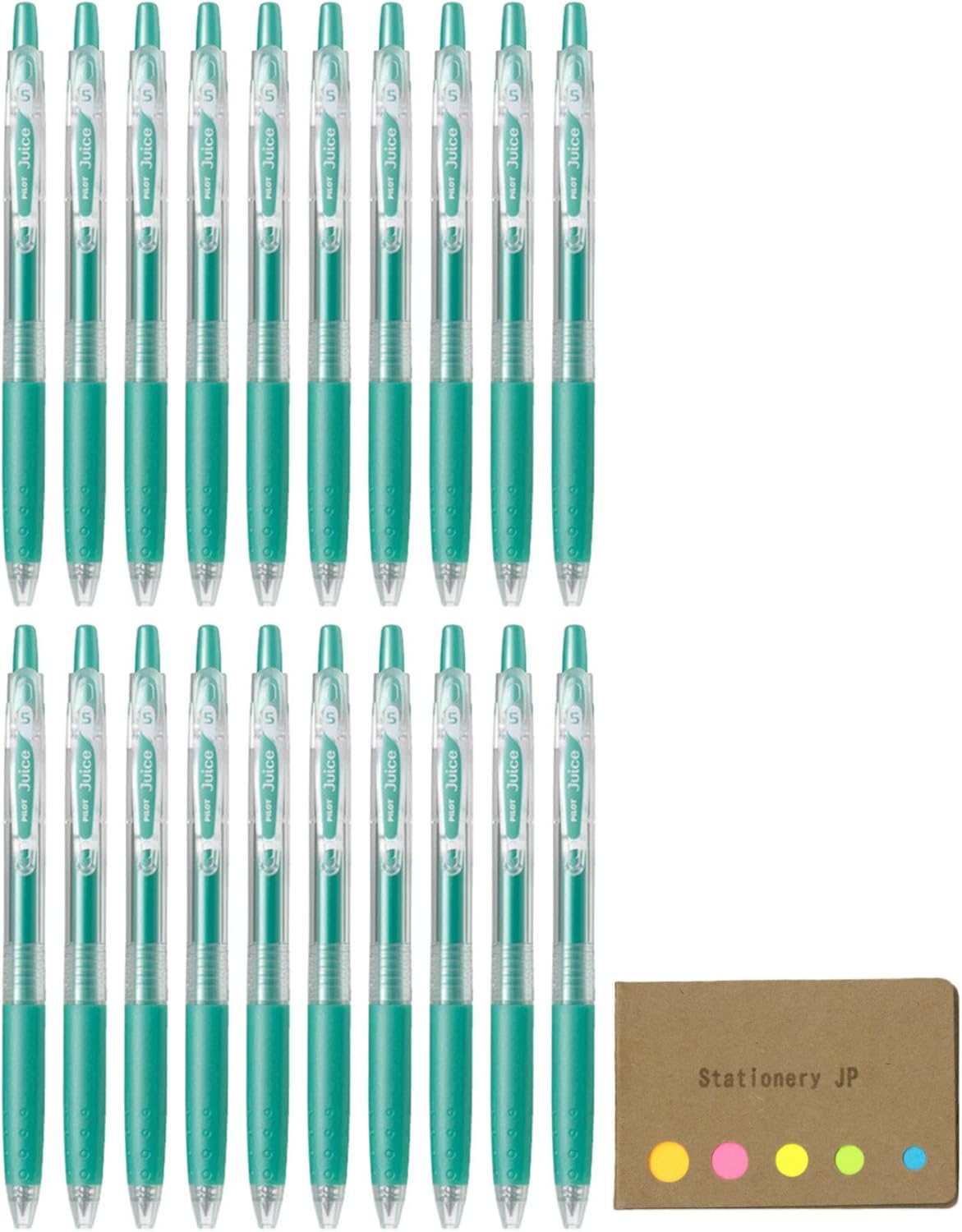 Pilot Juice 0.5mm Gel Ink Ballpoint Pen, Metallic Green Ink