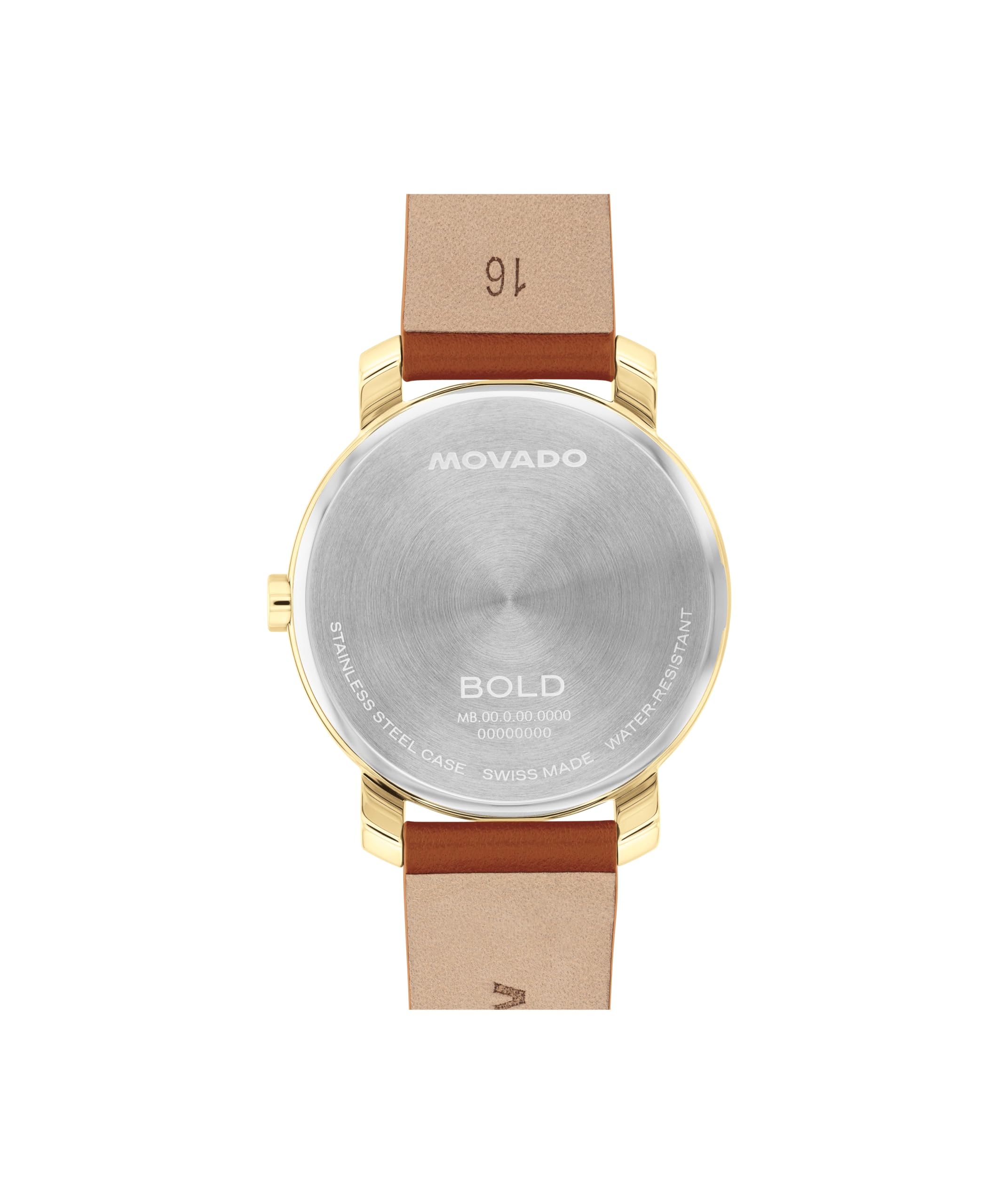 Movado Bold Access Men's Quartz Watch, Swiss Movement, Leather Strap, Water-Resistant up to 3ATM, Classic Timepiece - Gift for Him - 41mm