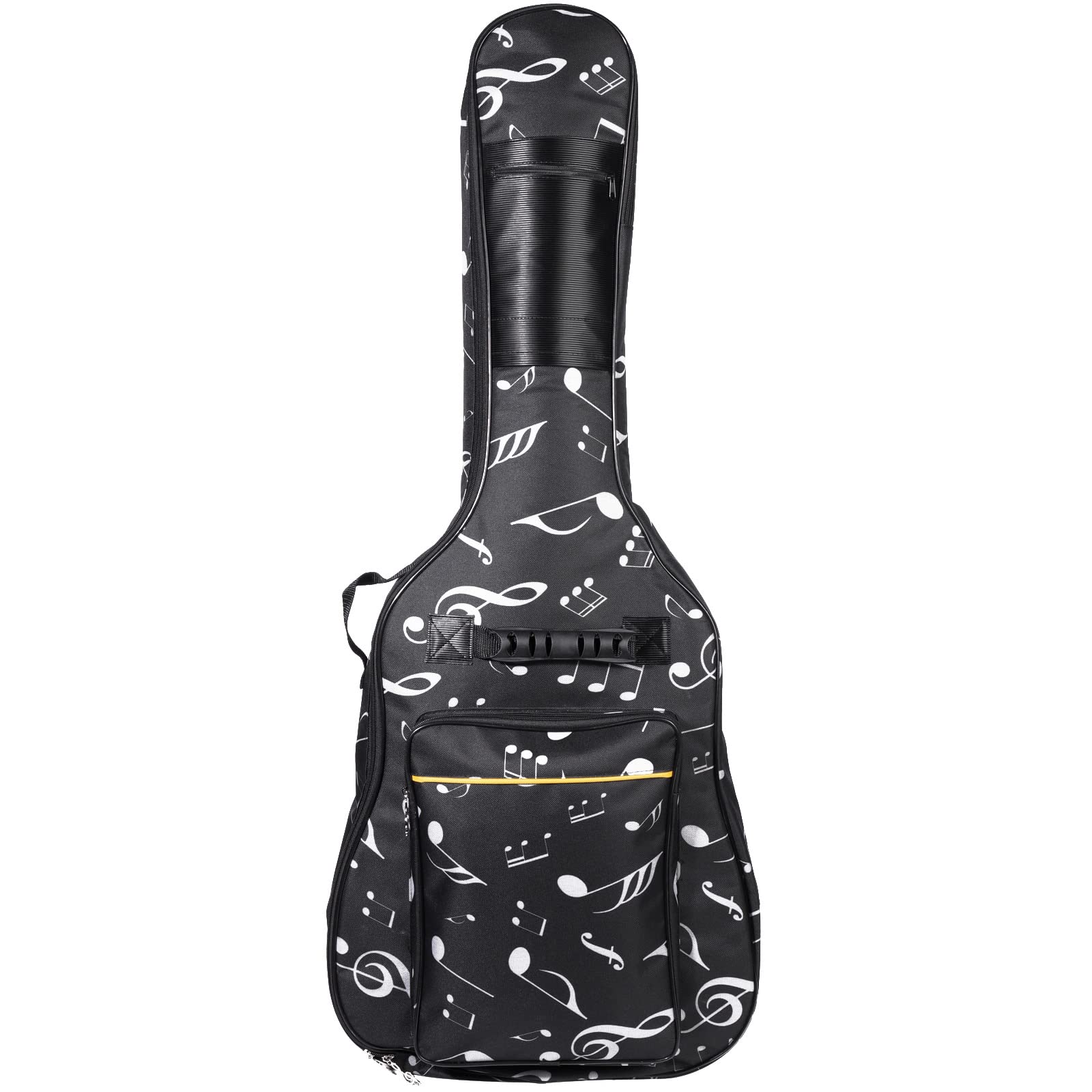 ele ELEOPTION Waterproof Oxford Guitar Bag 39/40/41 Inch Case Musical Pattern Nylon Gig Bag Padded Electric Guitar Bag Acoustic Guitar and Classical Guitars Shockproof