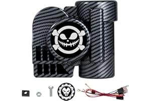 AOLIHAN Air Horns - 150DB Super Loud horn kit for Car, Motorcycle, Truck, Boat, & Pickup - 12V Train horn with Horn Cover,Compatible with motorbike