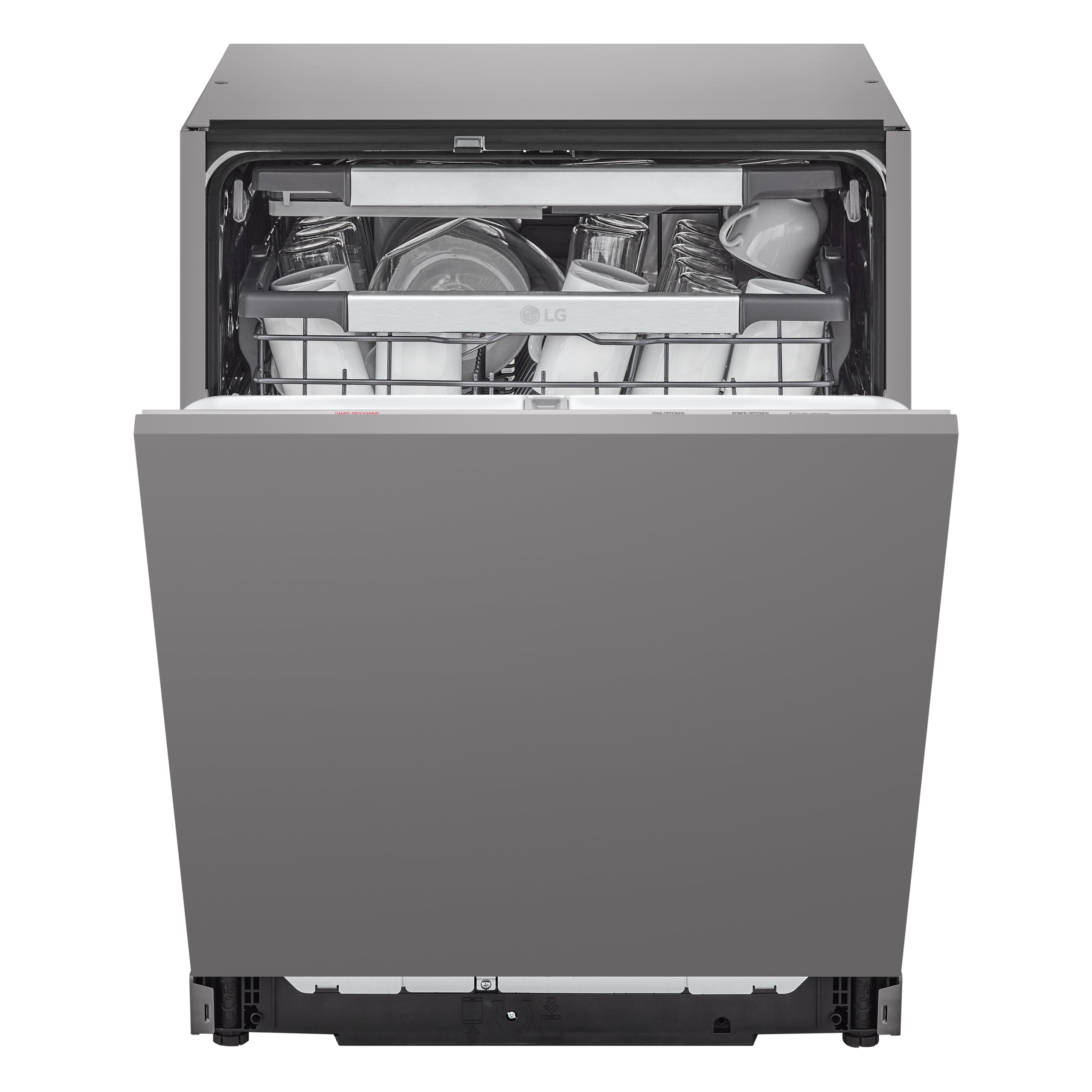 LG DB476TXS Geschirrspüler, 43 dB, Energieklasse A, Dampf, ThinQ, Silber 4
