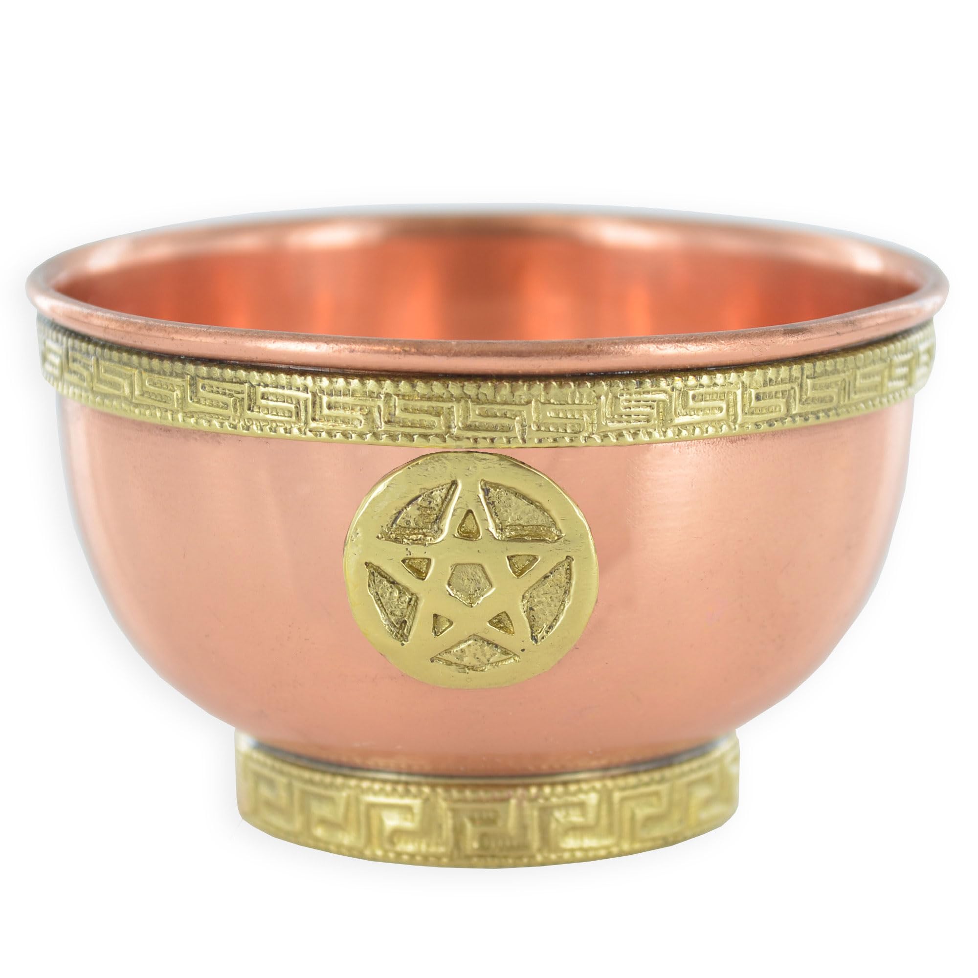Copper Bowl Pentagram Small Witch & Magic Accessory for Wicca Potions Neopaganism Gift