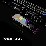 Hausdec M2 SSD Heatsink Cooler 5V ARGB M.2 2280 Solid State Drive Radiator view 6