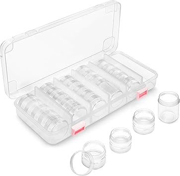 Belle Vous Caja Transparente de Plástico para Abalorios ...