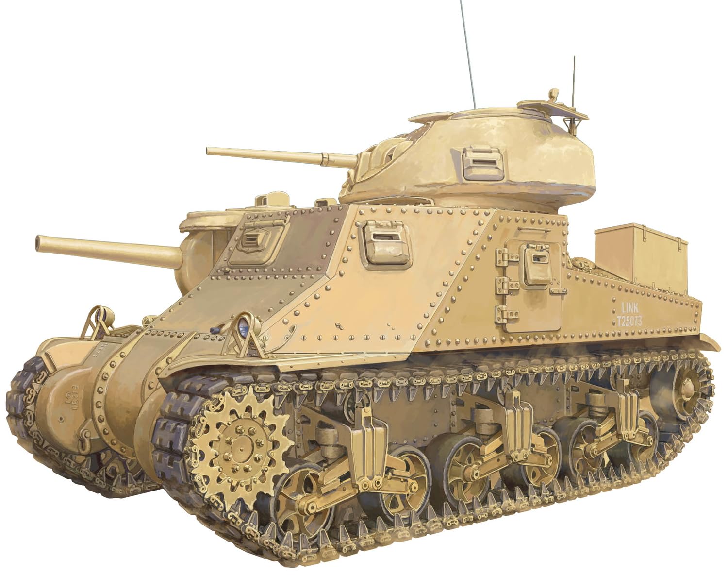I love Kit 1:35 - M3 Grant Medium Tank