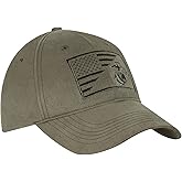 Rothco USMC Eagle, Globe and Anchor/US Flag Low Pro Cap - Patriotic Marine Corps Headwear