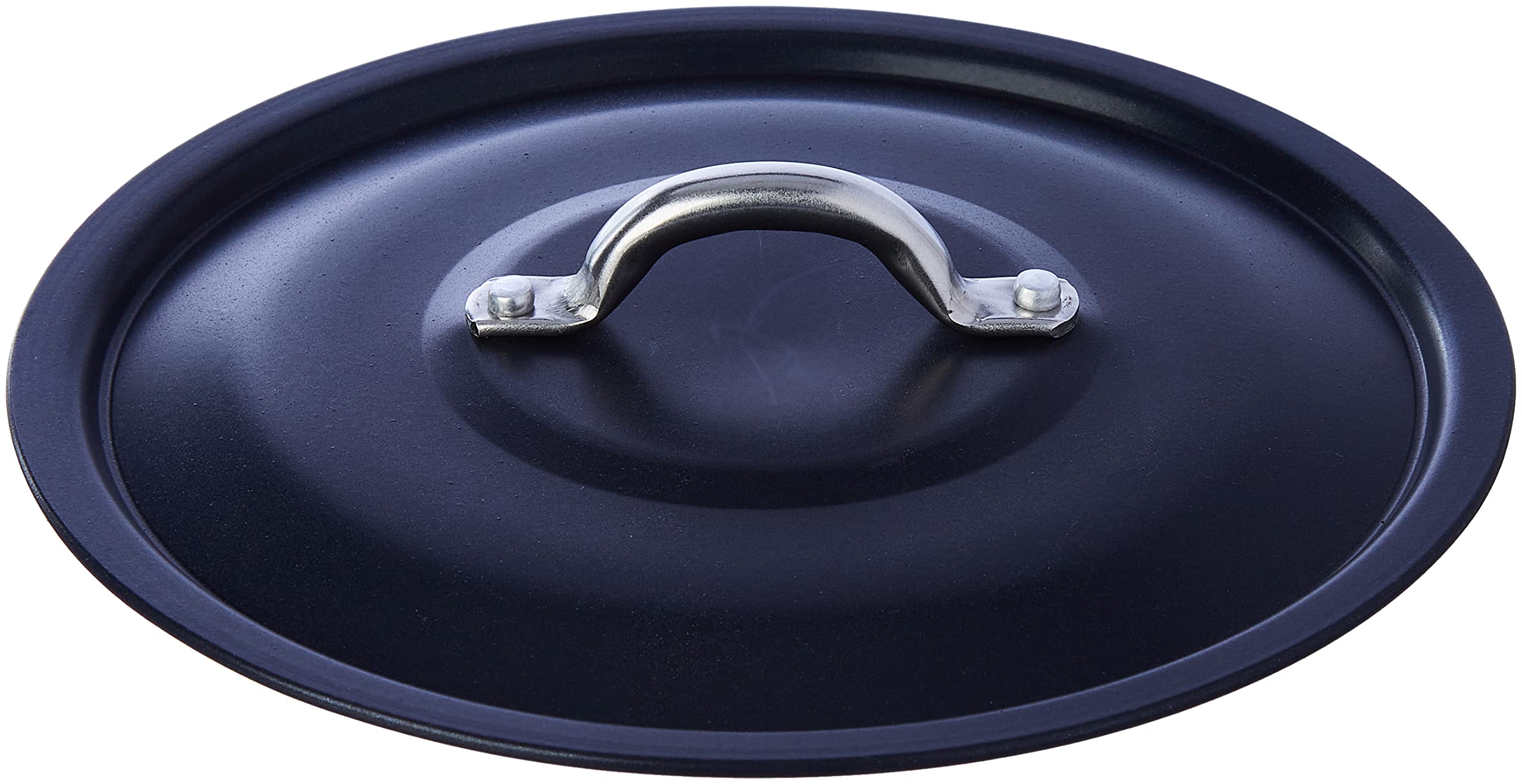 Pentole Agnelli Aluminium Black 3 Mm. B - Crystal Lid With Steel Bridge, Diameter 16 Cm.