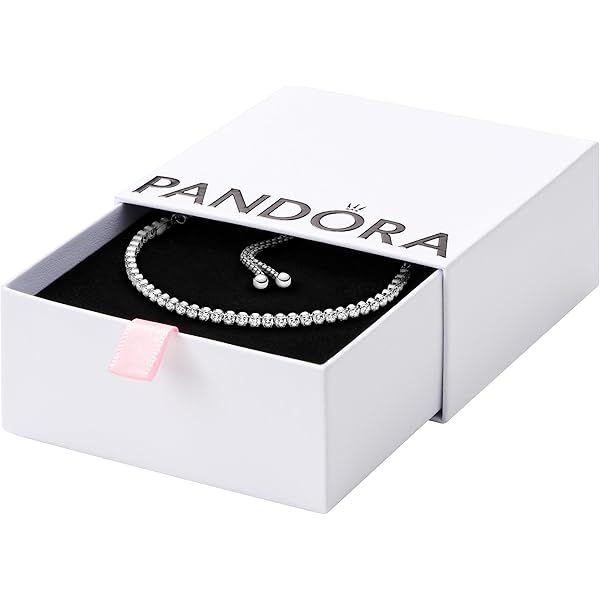 Amazon.com: PANDORA Red Sparkling Heart Tennis Bracelet