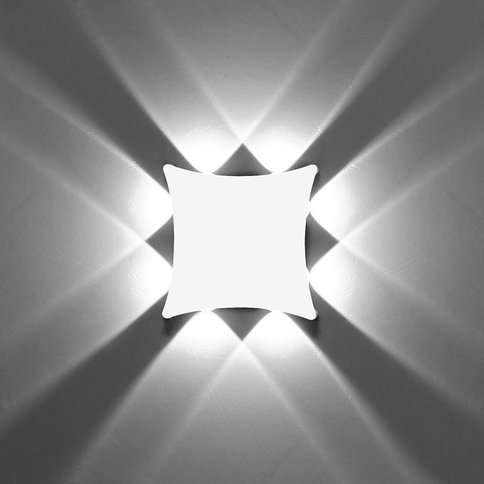 KAWELL 8W Modern Wall Light LED Wall Wash Light Waterproof IP65 Aluminum Wall Lamp LED Indoor Outdoor for Bathroom Bedroom Stairs Corridor Living Room Entrance Porch
