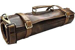 Rustic Town Genuine Leather Chef Knife Roll All Purpose Chef Roll