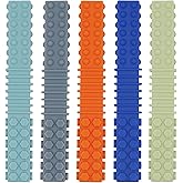 Sensory Chewy Toys for Autistic Children, 5 Pack Silicone Chew Tube Teething Sticks Toys for Autism, ADHD, SPD, Chewies with 