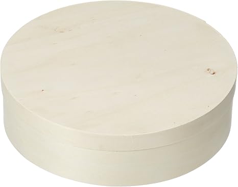 Rayher Redonda Caja de Chip de Madera, de plástico, 20 cm, Multicolor: Amazon.es: Hogar