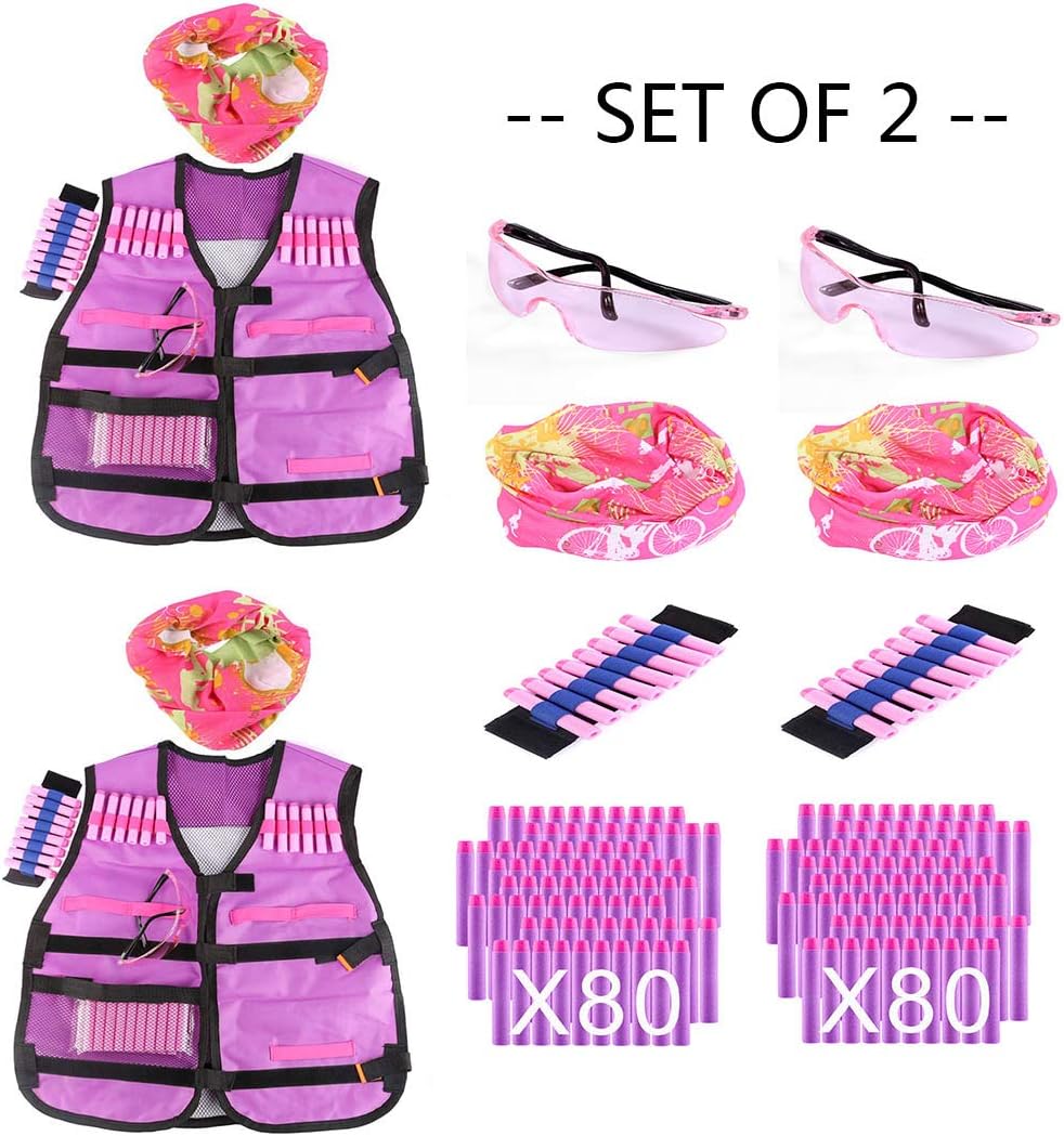 pink nerf vest