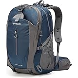 SPEEDPARK Hiking Backpack 40L Waterproof Hiking Daypack with Rain Cover, Outdoor Trekking Travel Backpacks for Men Women