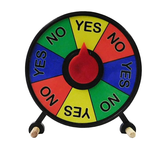 Prize Wheel Decision Maker Mini Desktop Spinner 4 inch Amazon.co.uk