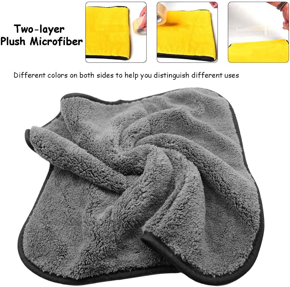 HUYU 3 PCS 840GSM Microfiber Cleaning Cloths - Image 5