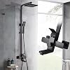 Columna-de-Ducha-Ducha-Para-Banos-Columna-de-Hidromasaje-Negra-Set-de-Ducha-Monomando-Barra-Altura-Ajustable