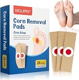 MQUPIN Corn Remover Pads 24 Pcs Foot Corn Plaster with Hole view 1
