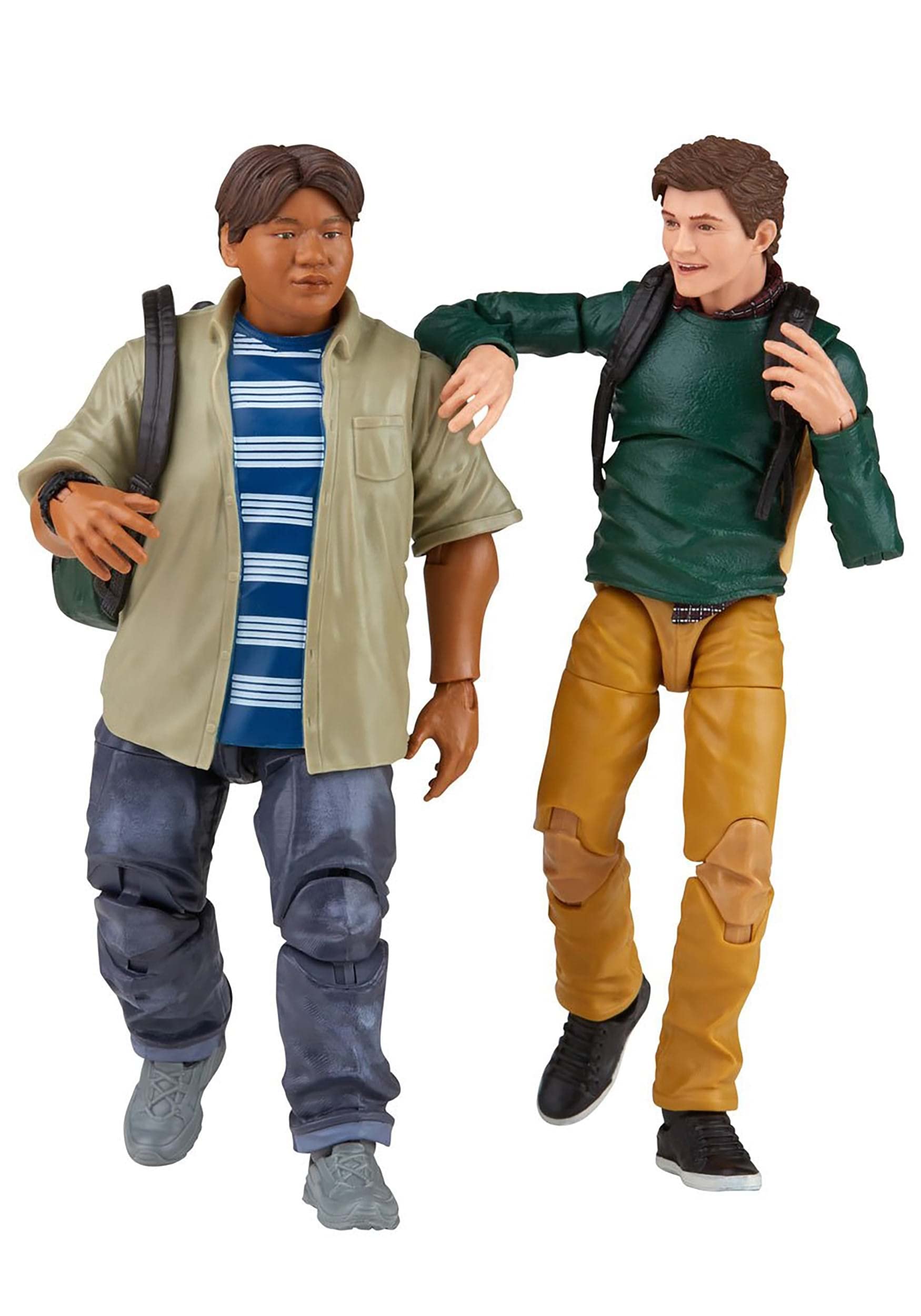 Universo Marvel Spider-Man Hasbro Marvel Legends Series 60th Anniversary Peter Parker and Ned Leeds MCU 2-Pack 15-cm Action Figures, 7 Accessories, Multicolor,F3457
