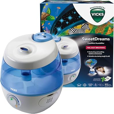 Vicks SweetDreams VUL575 Cool Mist Humidifier with Image Projection