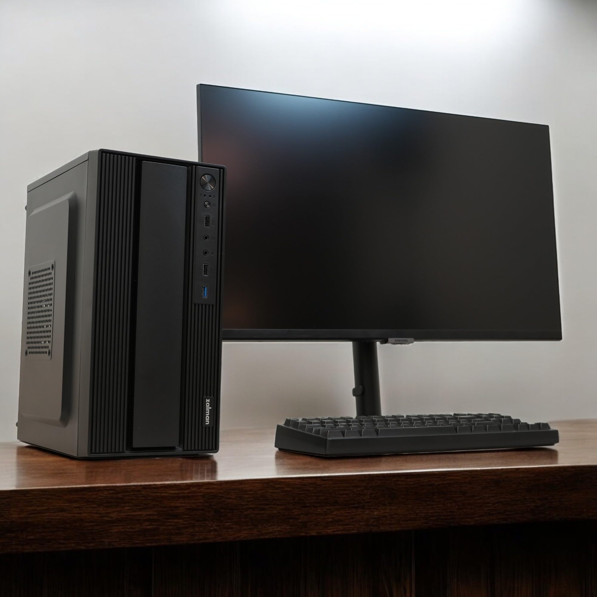 Zalman T6 MINI Compact M-ATX PC Case, Micro-ATX Mini-ITX SFF SFX HTPC Small Form Factor Computer Chassis, USB 3.0, 1 x 80mm Preinstalled Fan, Space Saving Mini Tower Office PC Workstation