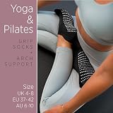 All Things Accessory Non-Slip Yoga Socks for Women 3 Pairs Black view 3