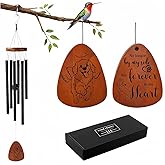 Hithespo Dog Memorial Gifts, Loss of Dog Sympathy Gift, 26" Pet Memorial Wind Chimes, Loss Passing Away Remembrance Bereavement Gifts, in Memory of Pet Wind Chimes for Christmas Outside