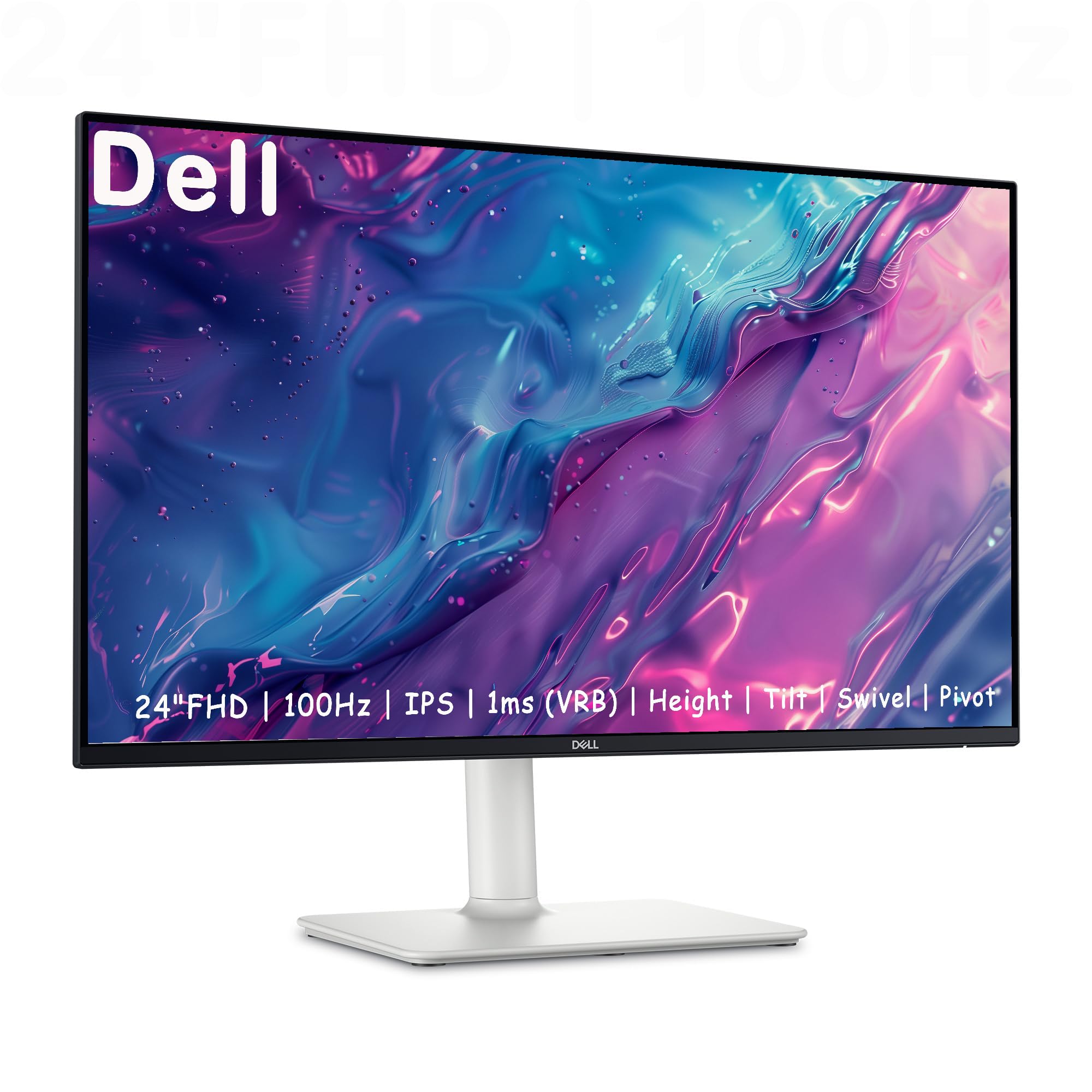 Dell S24 inch Monitor, LED FHD - 100Hz Refresh Rate